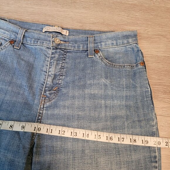 Levi's Jeans 14 S Perfectly Slimming 512 Bootcut Button Flap Medium Light Y2K - Picture 7 of 11